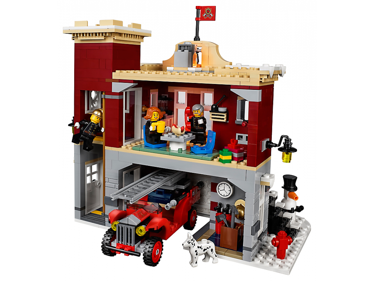 Winter Village Fire Station - Kiddiwinks Online LEGO Shop