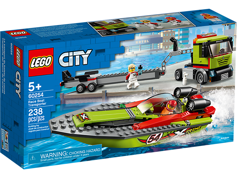 race boat transporter - kiddiwinks online lego shop