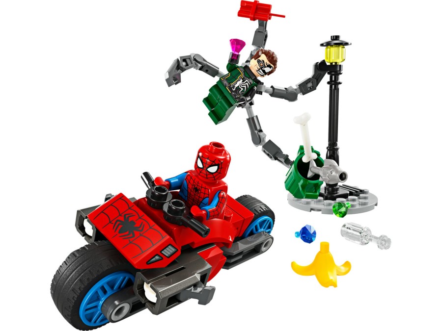 Motorcycle Chase: Spider-Man vs. Doc Ock